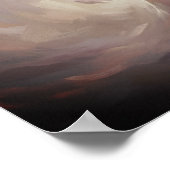 Dark Academia Moody Feminine Painting Poster ポスター (角)