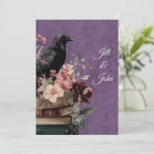 Dark Academia Mystic Raven Save the Date (スタンド正面)