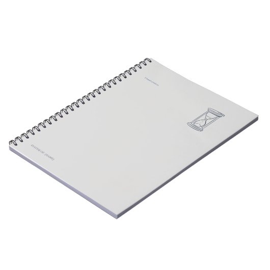 Dark Academia Night Owl Student Study Focus Gift ノートブック (左側)