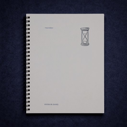 Dark Academia Night Owl Study ノートブック