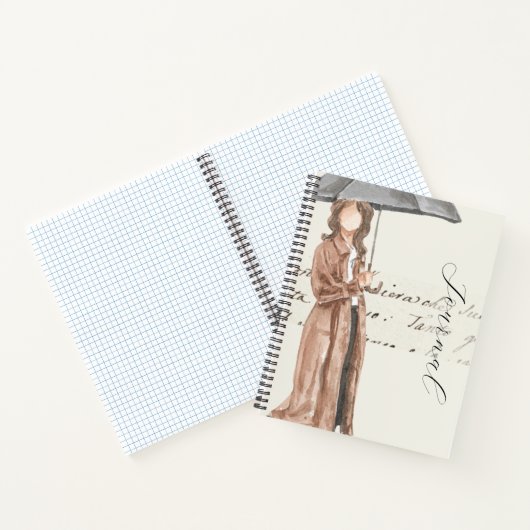 Dark Academia Notebook ノートブック (内部)