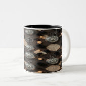 Dark Academia Pocket Watch Mug ツートーンマグカップ (正面右)
