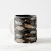 Dark Academia Pocket Watch Mug ツートーンマグカップ (正面左)