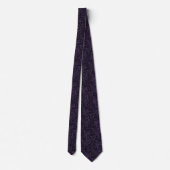 Dark Academia Raven Crow Floral Pattern Necktie ネクタイ (裏面)