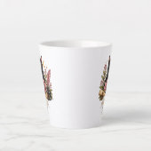 Dark Academia Teacher latte Mug for Her | Mindful カフェラテマグ (正面)