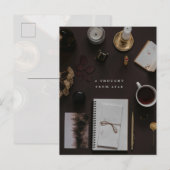 Dark Academia vintage writer  ポストカード (正面/裏面)