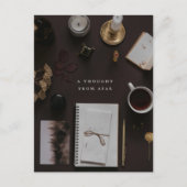 Dark Academia vintage writer  ポストカード (正面)