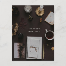 Dark Academia vintage writer  ポストカード