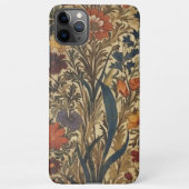 Dark Aesthetic William Morris Wildflower iPhoneケース (裏面)
