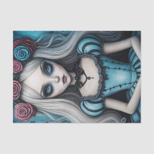 Dark Alice Decompage紙 薄葉紙 (正面)