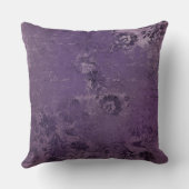 Dark Alice Rabbit Rustic Deep Purple クッション (裏面)