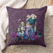 Dark Alice Rustic Deep Purple クッション (ブランケット)