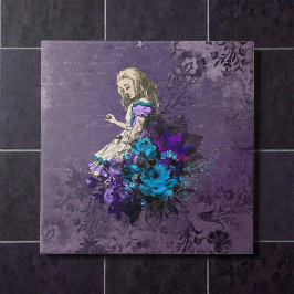 Dark Alice Rustic Deep Purple タイル