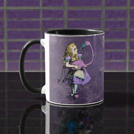 Dark Alice Rustic Deep Purple マグカップ