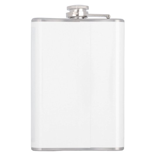 Dark Alien Princess Poses With Fiery Background フラスク (裏面)