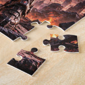 Dark Alien Warrior Puzzle ジグソーパズル (側面)