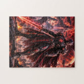Dark Alien Warrior Puzzle ジグソーパズル (横)