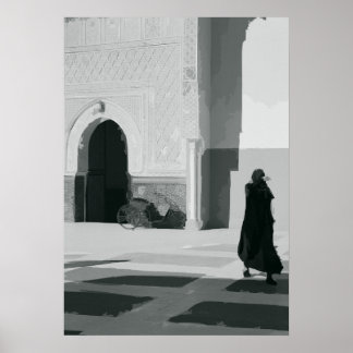 Dark Alley in Fez ポスター