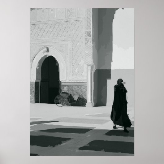 Dark Alley in Fez ポスター (正面)