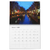 Dark Amsterdam カレンダー (2月 2027)
