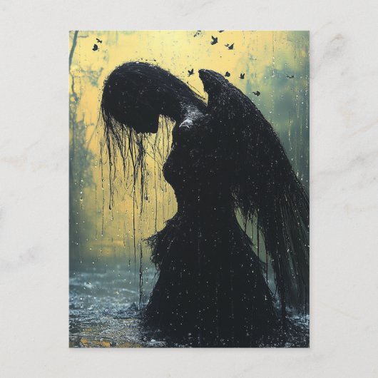 Dark Angel in Rain Fantasy ポストカード (正面)