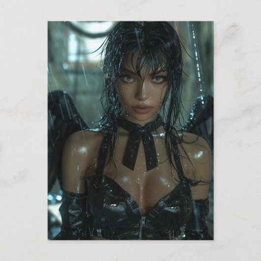 Dark Angel in the Rain ポストカード (正面)