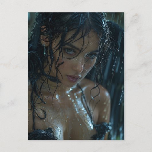 Dark Angel in the Rain ポストカード (正面)