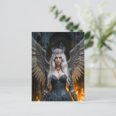 Dark Angel Queen in Candlelit Hall ポストカード (スタンド正面)