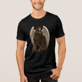 Dark Angel Warrior with Sword & Wings トライブレンドＴシャツ (正面)