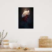 Dark Angel Wings Wall Art – Heavenly & Fallen ポスター (キッチン)