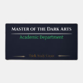 Dark Arts Desk Mat Gothic Academic Aesthetic デスクマット (正面)