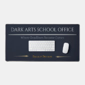 Dark Arts Desk Mat Gothic School Office Pad デスクマット (キーボード&マウス)