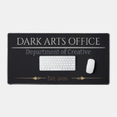 Dark Arts Office Desk Mat Aesthetic Gothic Pad デスクマット (キーボード&マウス)