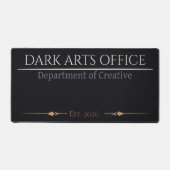 Dark Arts Office Desk Mat Aesthetic Gothic Pad デスクマット (正面)