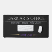 dark arts office desk mat gothic desk pad setup デスクマット (キーボード&マウス)