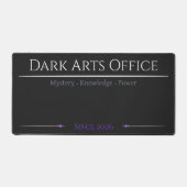 Dark Arts Office Desk Mat Gothic Wizard Decor デスクマット (正面)