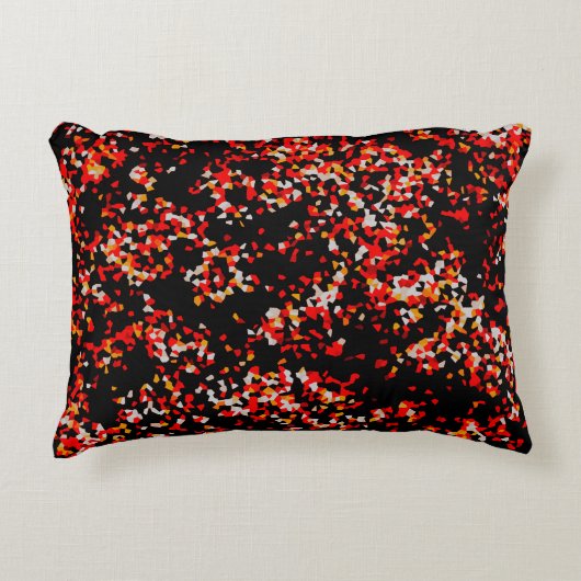 Dark Autumn Confetti アクセントクッション (正面)