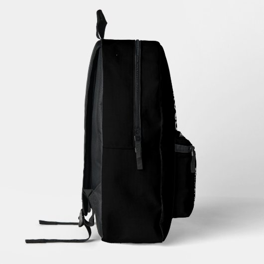 Dark Backpack black プリントバックパック (左)