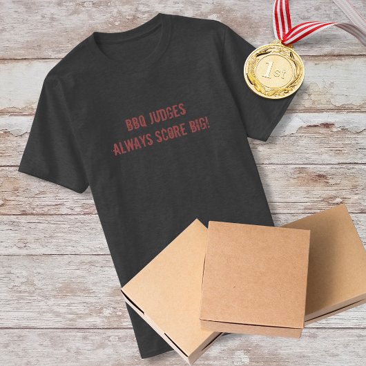 Dark BBQジャッジは常に大きなスコア!Tシャツ Tシャツ