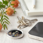 Dark be the Night - Luminous Seattle Skyline キーホルダー (側面)