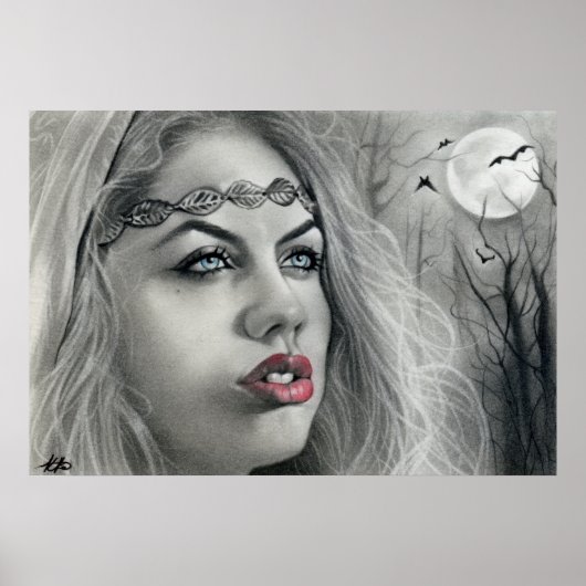 Dark Beauty Moon Shadows Poster ポスター (正面)