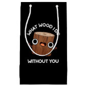 Dark BGを押さずに私がおもしろいやること スモールペーパーバッグ (正面)