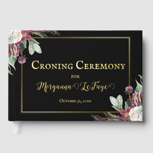 Dark Bloom Croning Ceremony   ゲストブック (正面)