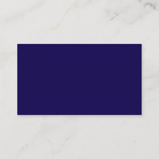 Dark Blue Calling Card for Any Business 名刺 (裏面)