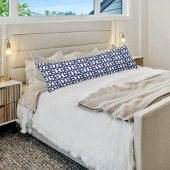 Dark Blue Circles Pattern Body Pillow ボディピロー