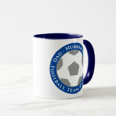 Dark Blue – Classic Football Dad Mug マグカップ (正面右)