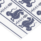 Dark Blue Dragons Table Runner ロングテーブルランナー (コーナー)