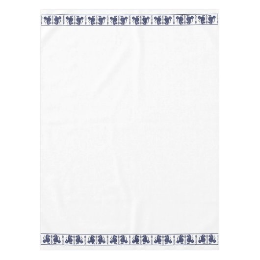 Dark Blue Dragons Tablecloth テーブルクロス (正面)