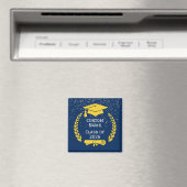 Dark Blue & Gold Class of 2026 Graduation Magnet マグネット (インサイチュ (食洗機))