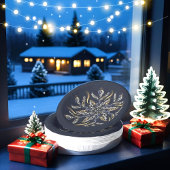 Dark Blue & Gold Midnight Sparkle Stars New Year  ペーパーボウル